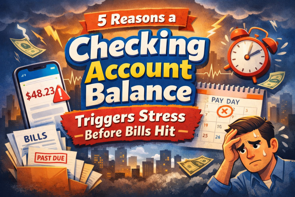 5 Reasons a Checking Account Balance Triggers Panic Before Bills Hit