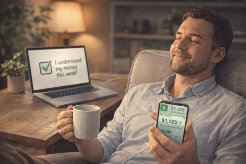 one weekly money check habit that creates financial calm and better money control