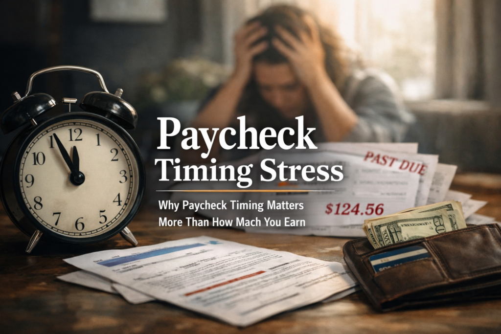 Paycheck Timing Stress and Midweek Money Anxiety