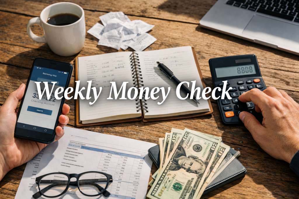 weekly money check