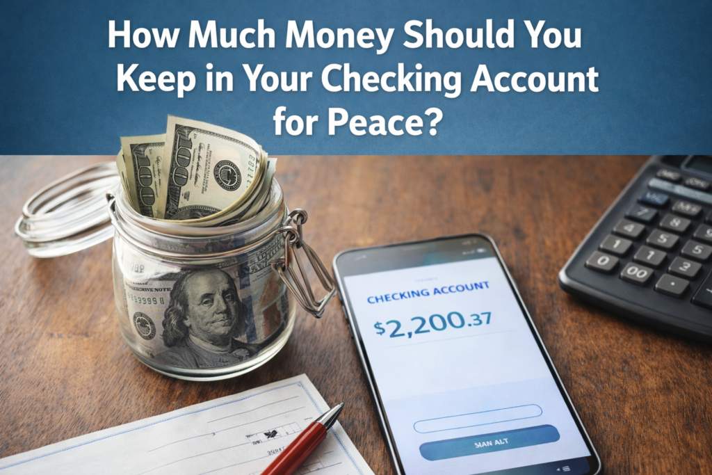 Money to keep in checking account