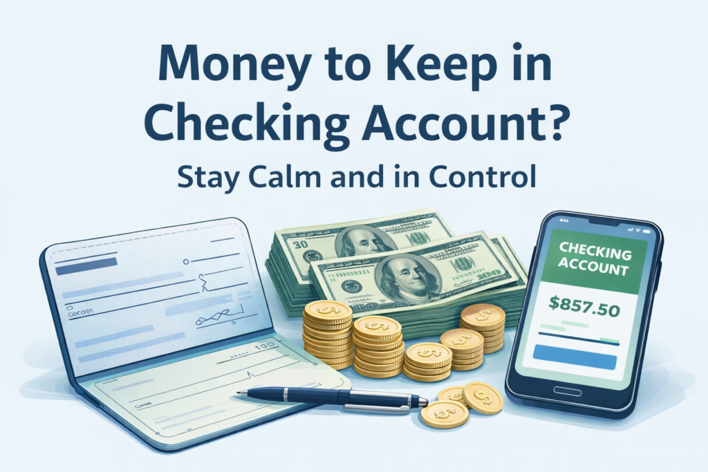 money to keep in checking account